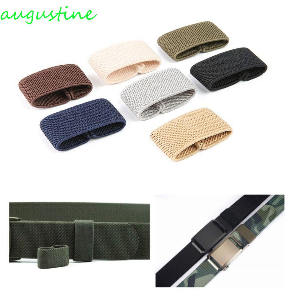 Thắt Lưng Vải Canvas Co Giãn Phối Vòng Nhẫn Dùng Làm Đồ Da Thủ Công