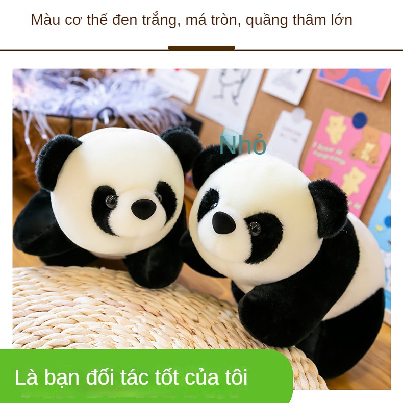Thú Nhồi Bông Hình Gấu Trúc Xinh Xắn Dành Cho Bé