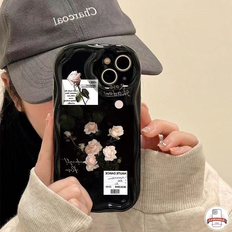 Ốp Điện Thoại Hình Hoa Hồng 3D Cho Vivo Y12 Y15 Y31 Y21s Y30 Y15A Y02 Y20i Y91 Y20 Y21 Y11 Y51 Y12i Y35 Y17 Y16 Y22s Y15s Y51A Y91C Y12s Y33s Y95 Y22