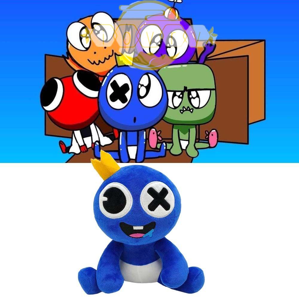 Đồ chơi nhồi bông Hình Roblox Bằng Cotton Mềm Màu Cầu Vồng