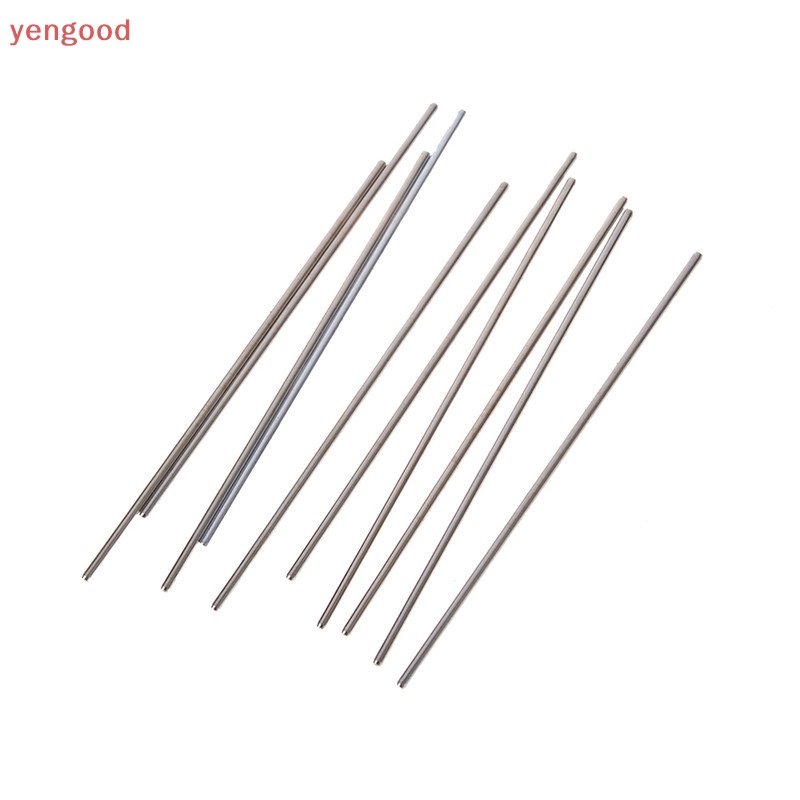 Set 10 Trục Bánh Răng Kim Loại 2 * 100mm Đường Kính 2mm Tự Làm Đồ Chơi Xe Hơi