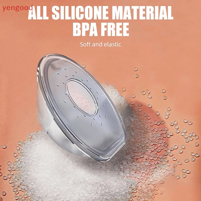 1 Miếng Đệm Ngực Bằng Silica Gel Mềm Mại Có Thể Tái Sử Dụng