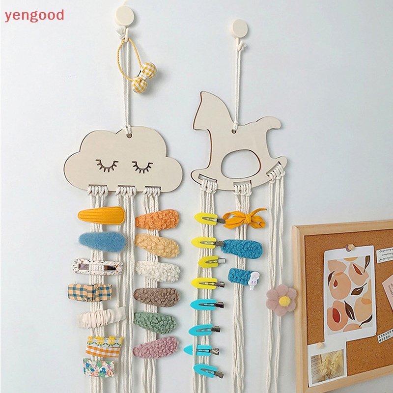 (YGD) Giá Đỡ Kẹp Tóc / Kẹp Tóc Hình Đám Mây Phong Cách Bắc Âu Cho Bé Gái