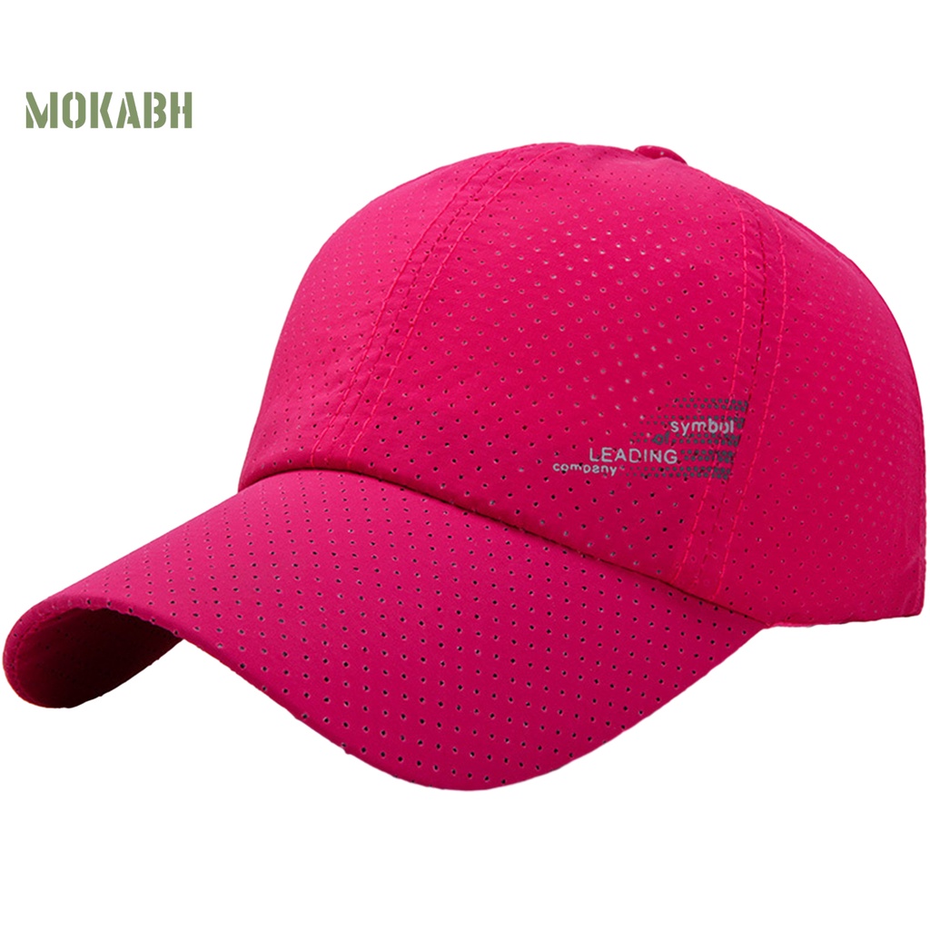 Mũ Lưỡi Trai Phối Lưới Thoáng Khí Nhanh Khô Thời Trang Mùa Hè Cho Nam Và Nữ