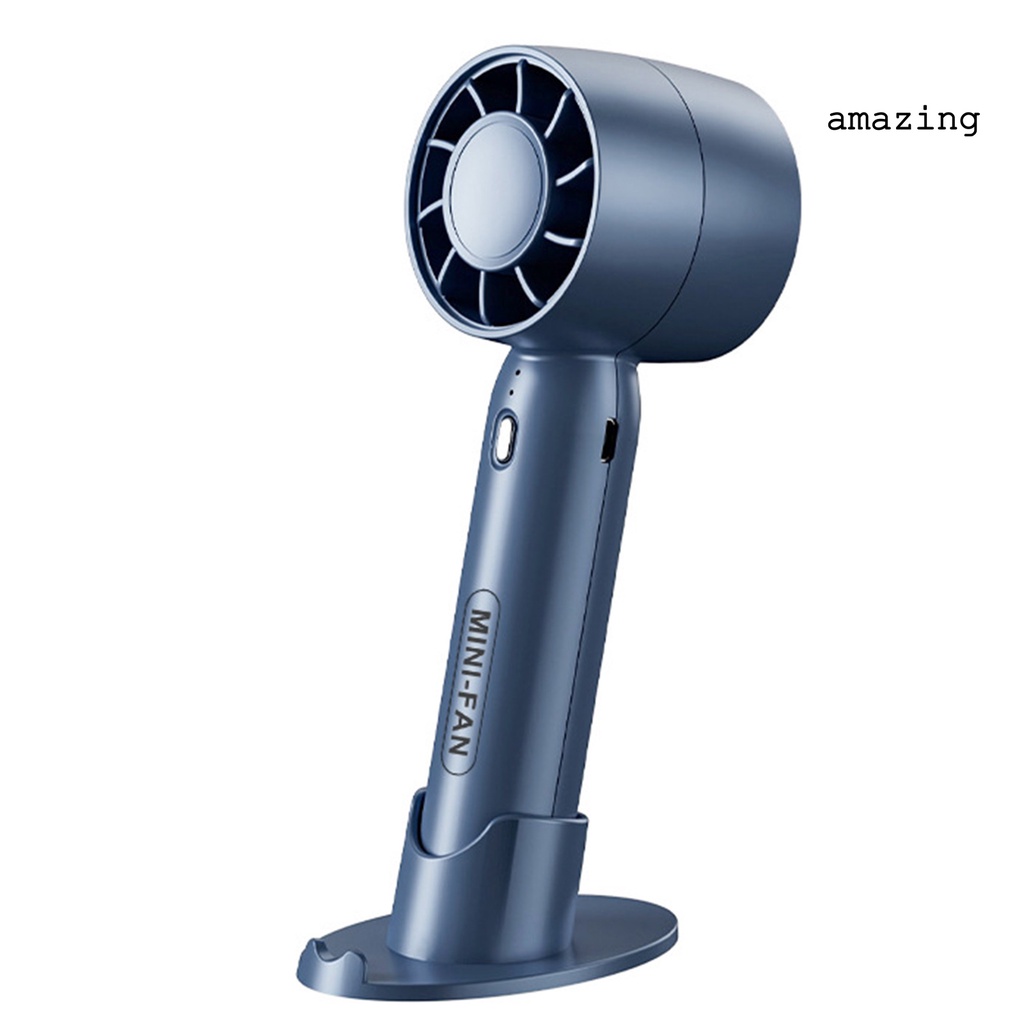 1 Bộ Quạt Cầm Tay 3 Bánh Răng Truyền Động Không Khí Đa Năng Có Đế Có Thể Tháo Rời Dùng Khi Đi Du Lịch