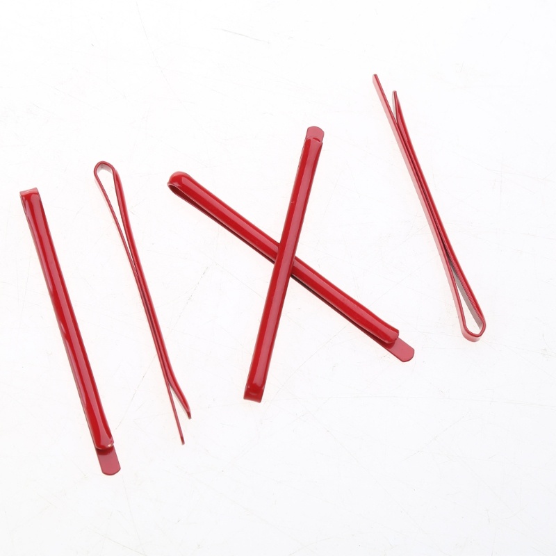 Kẹp Tóc Kim Loại Màu Đỏ Dùng Hóa Trang Độc Đáo