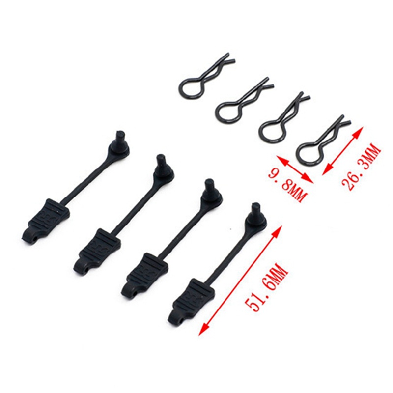 Set 8 Kẹp Cao Su Cố Định Vỏ Sò Tiện Dụng390178 Xe Hơi Điều Khiển Từ Xa Tỉ Lệ 1 / 7