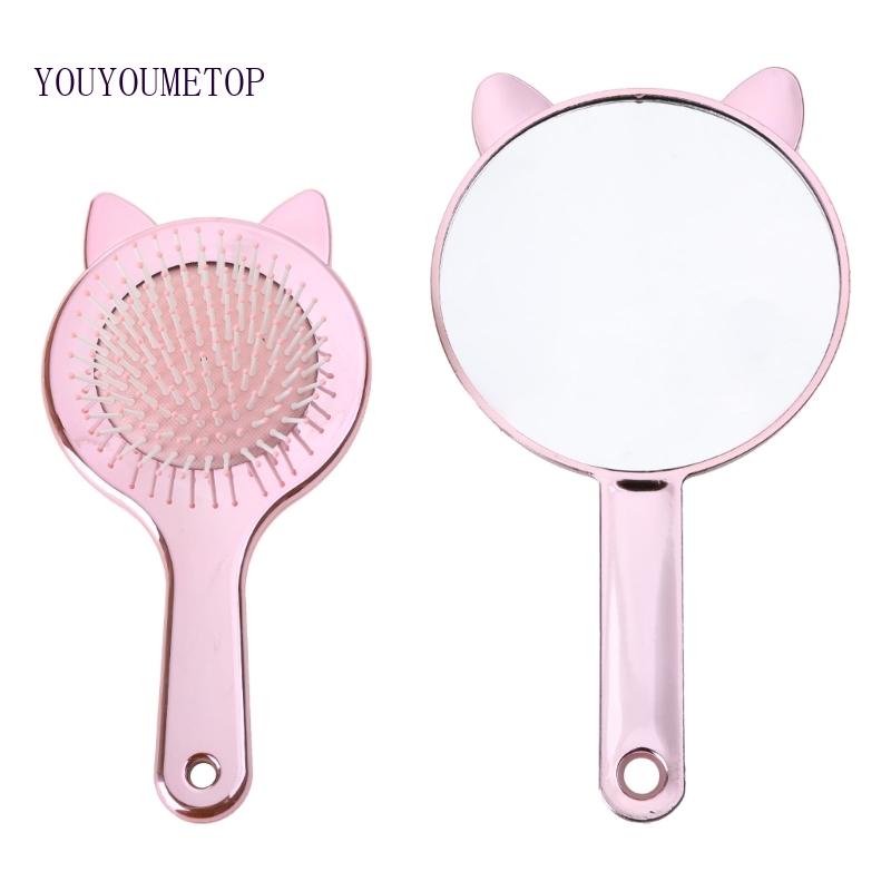 Bộ Gương Trang Điểm Giúp Gỡ Rối Và Mát Xa Da Đầu YOUYO