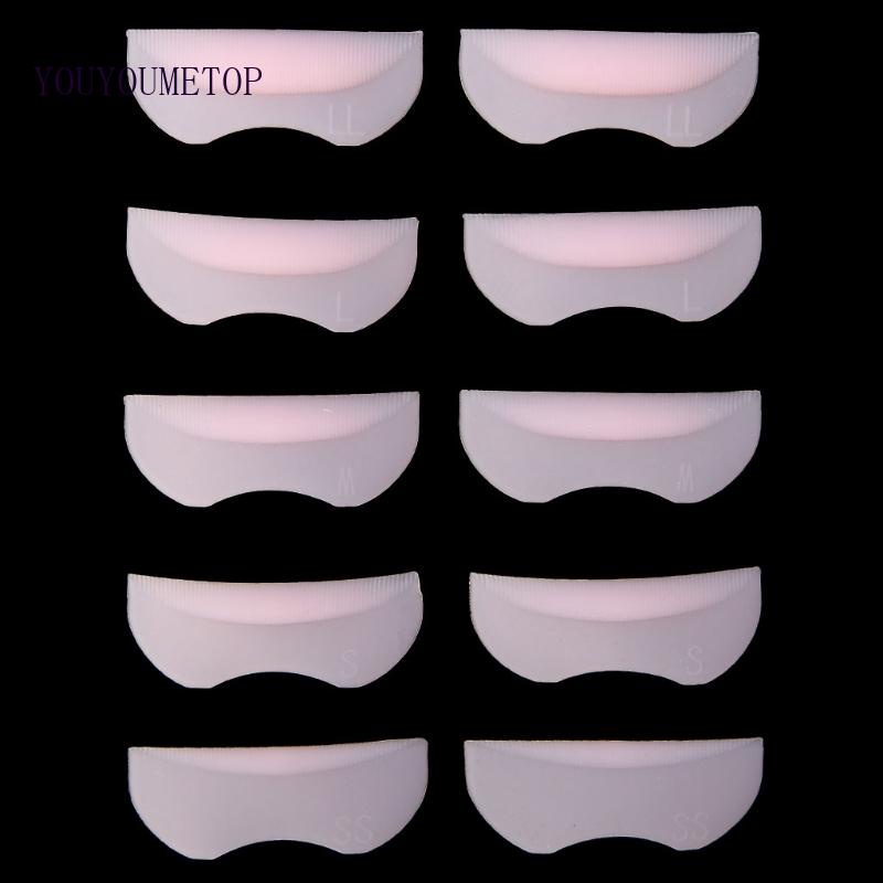 Set 5 Cặp Đệm Silicone Hỗ Trợ Uốn Mi Giả YOUYO