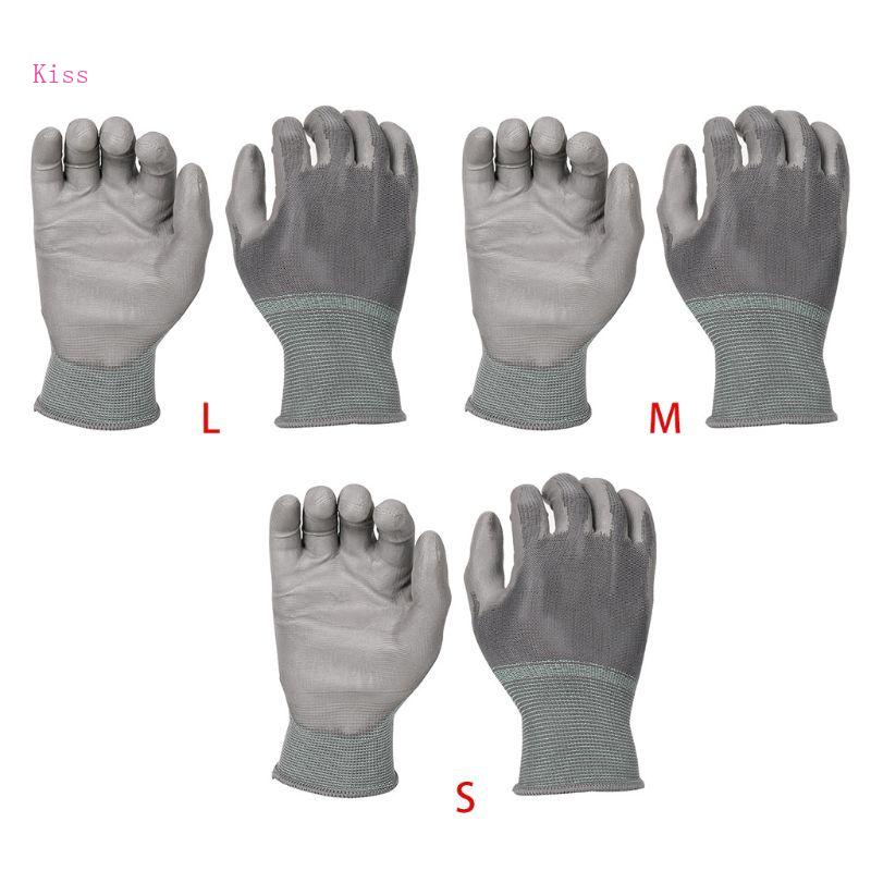 Găng Tay Nylon Mềm Thoáng Khí Chống Trượt Chống Mài Mòn Dùng Trong Xây Dựng