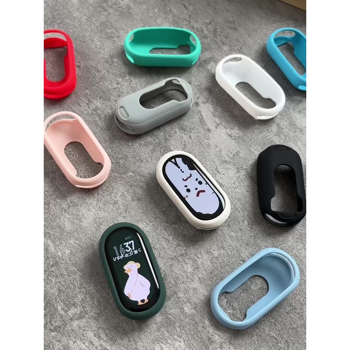 Ốp Silicone Bảo Vệ Mặt Đồng Hồ Thông Minh Xiaomi Mi Band 8 Xiaomi Smart Band 8