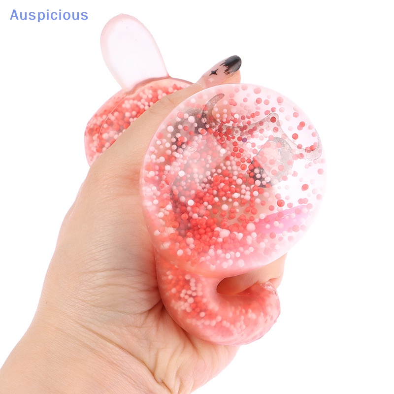 1 Đồ Chơi Bóp Hình Thỏ Có Đèn Phát Sáng