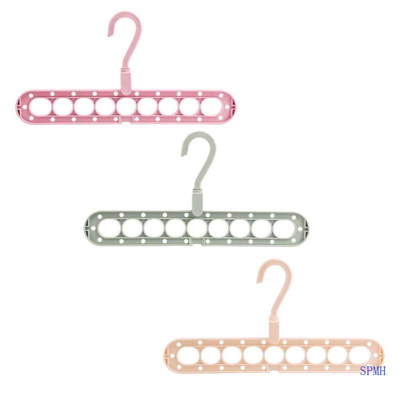 Móc Treo Quần Áo 9 Lỗ Đa Năng Tiết Kiệm Không Gian