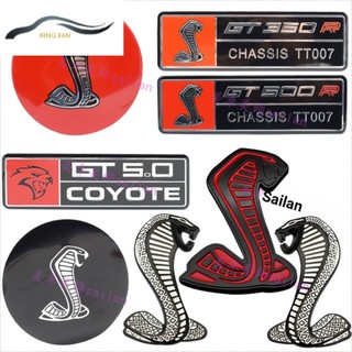 Fender miếng dán logo xe hơi mustang gt350 shelby cobra gt5.0