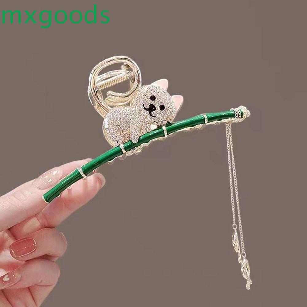 Kẹp Tóc Kim Loại Hình Móng Vuốt Mèo / Gấu Trúc Phong Cách Hàn Quốc Ngọt Ngào Cho Nữ