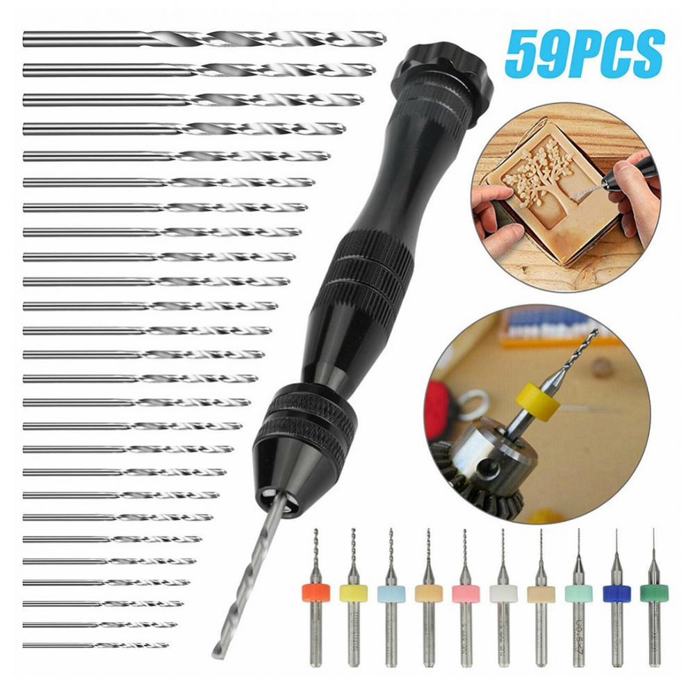 Bộ Mũi Khoan 95mm / 3.74 In Bằng Thép Tốc Độ Cao Màu Bạc