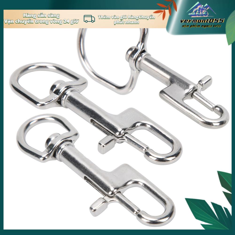 Vermont055 Lặn bằng thép không gỉ Single Ended Snap Clips Eye Bolt Hooks Buckle