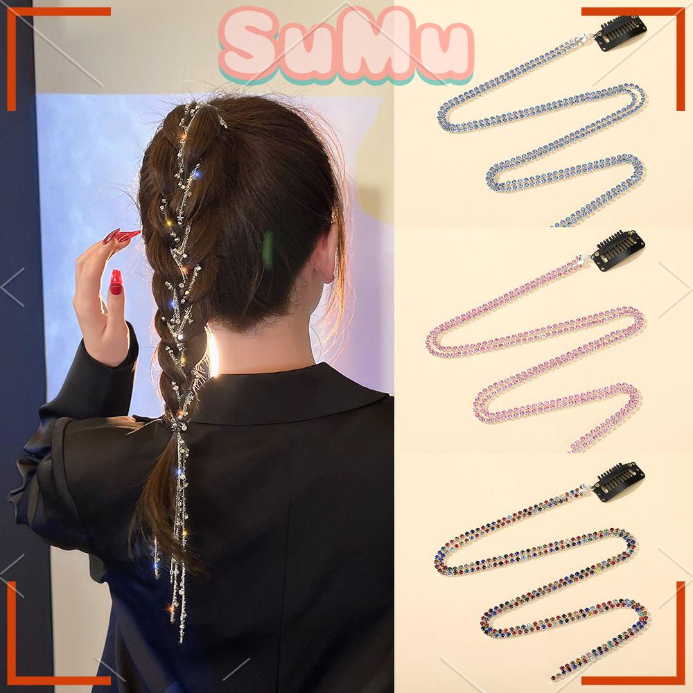 Kẹp Tóc Dạng Chuỗi Lấp Lánh Dành Cho Cô Dâu