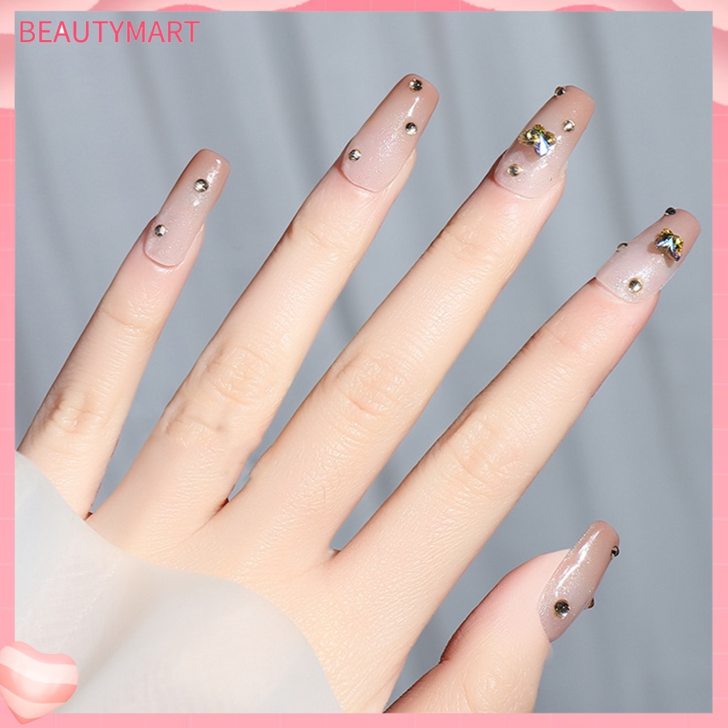 Set 2 / 3 Phụ Kiện 3D Đính Đá Trang Trí Móng Tay Sang Trọng Cho Nữ