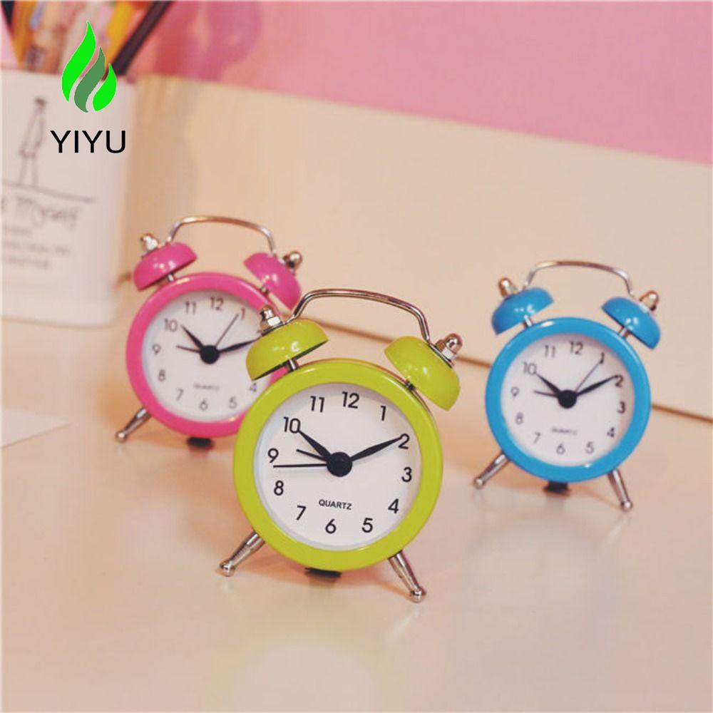 YIYU Đồng Hồ Báo Thức Điện Tử Phong Cách Retro Dễ Thương TYLER1