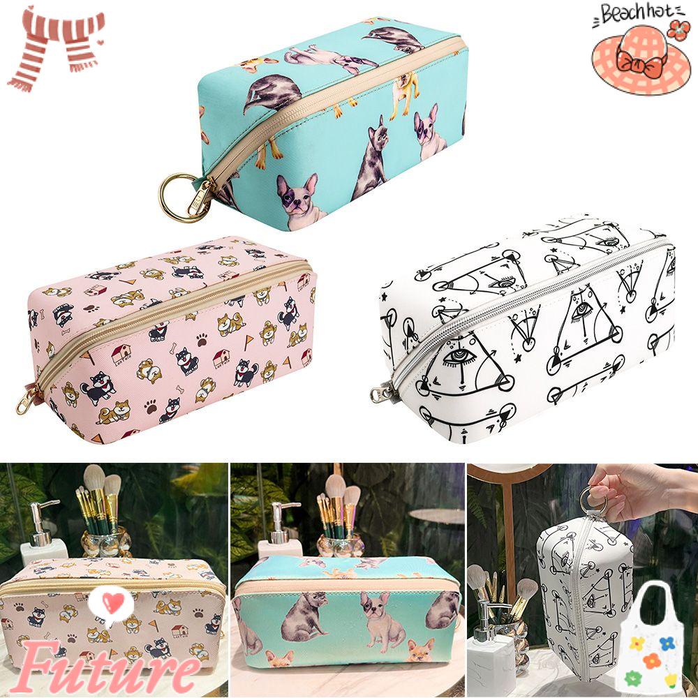 Túi Đựng Mỹ Phẩm Chống Thấm Nước In Họa Tiết Dễ Thương