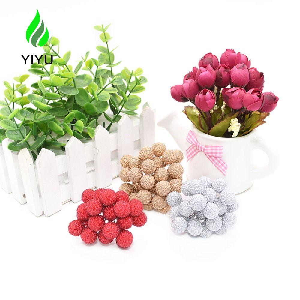 YIYU Set 1 Bó 40 Trái Cây Giả Bằng Xốp 1.2cm Trang Trí Tiệc Cưới