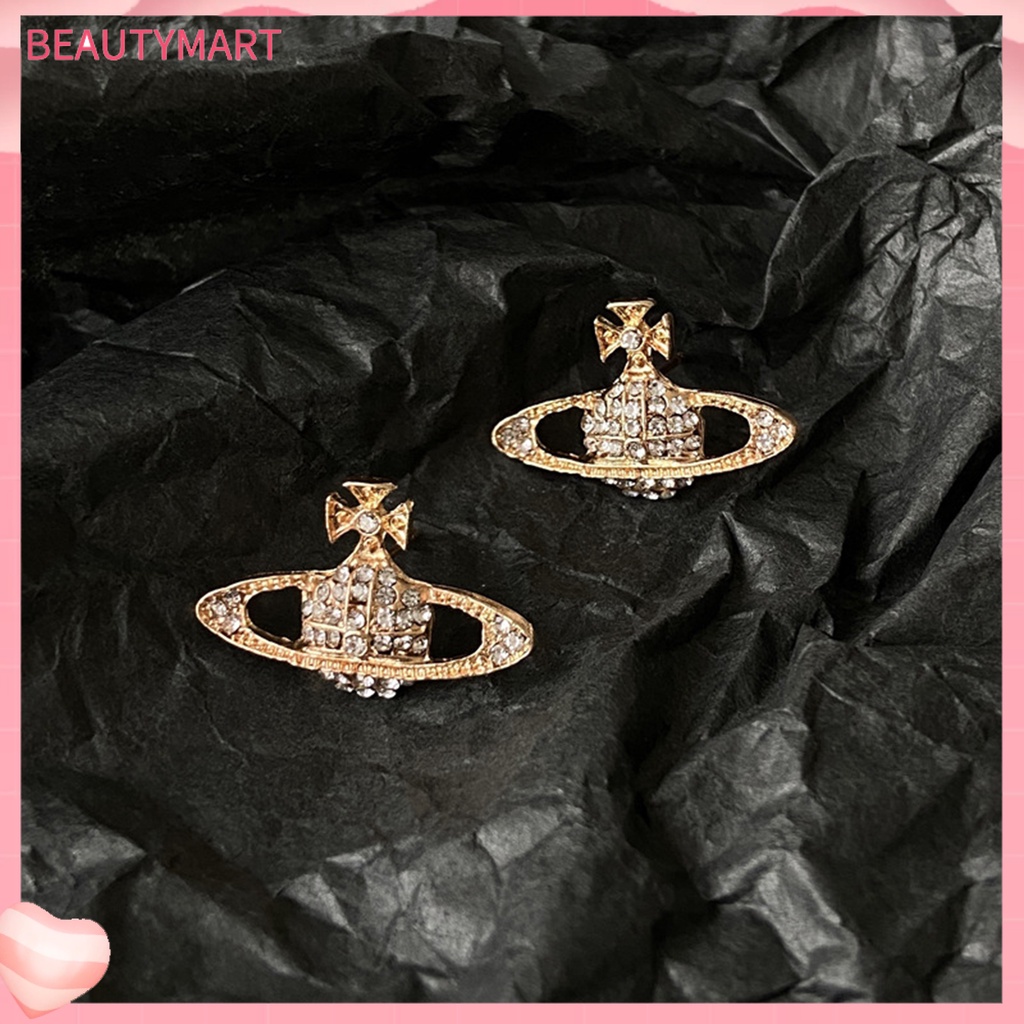 Set 2 Khuyên Tai Đính Đá Hình Hành Tinh Dễ Phối Đồ Thời Trang Dự Tiệc Cho Nữ