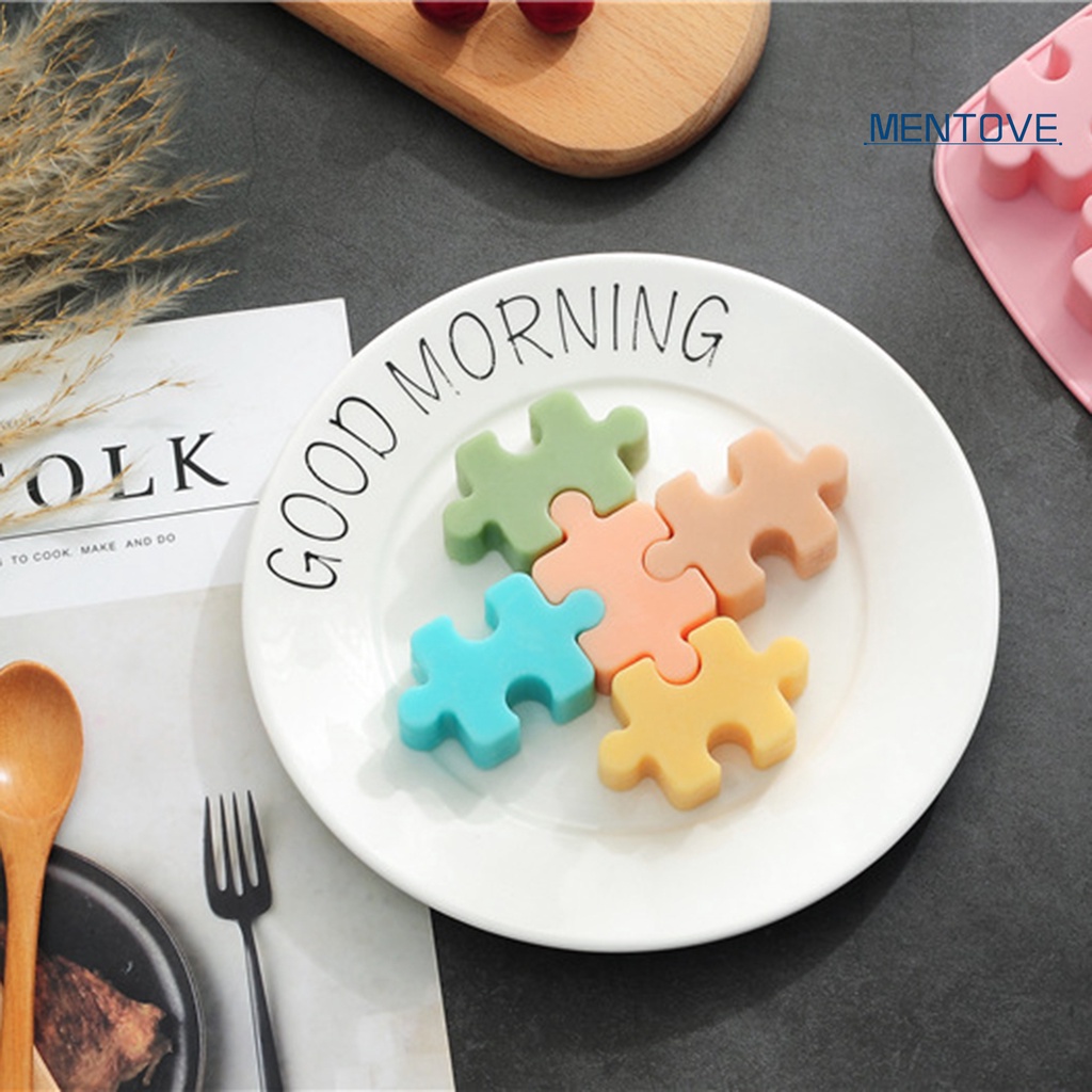 Khuôn Silicone Cấp Thực Phẩm Làm Sô Cô La Hình Mảnh Ghép