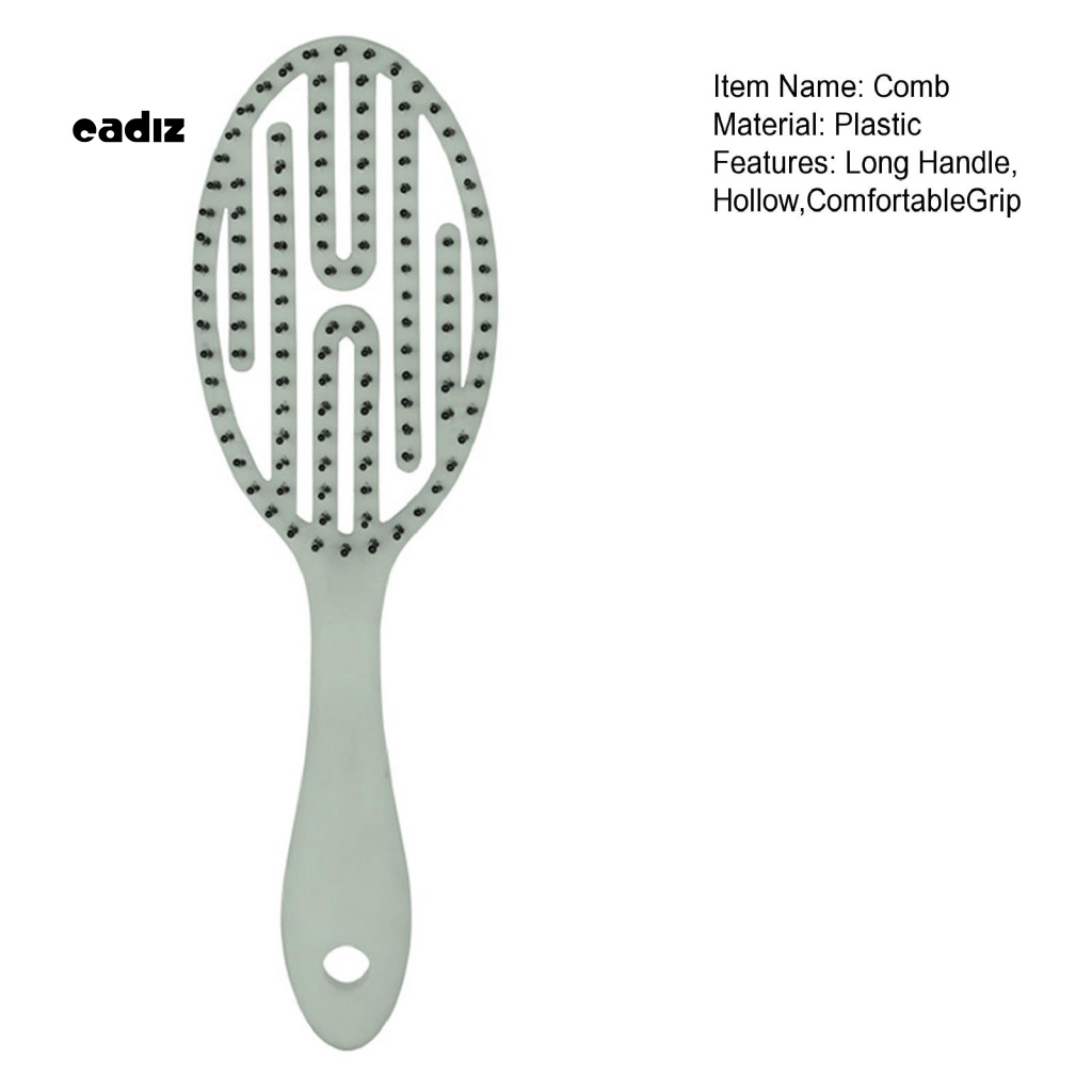 Lược Chải Tóc Xoăn Dài Bằng Nhựa Thiết Kế Hai Cách Sử Dụng Cho Nữ