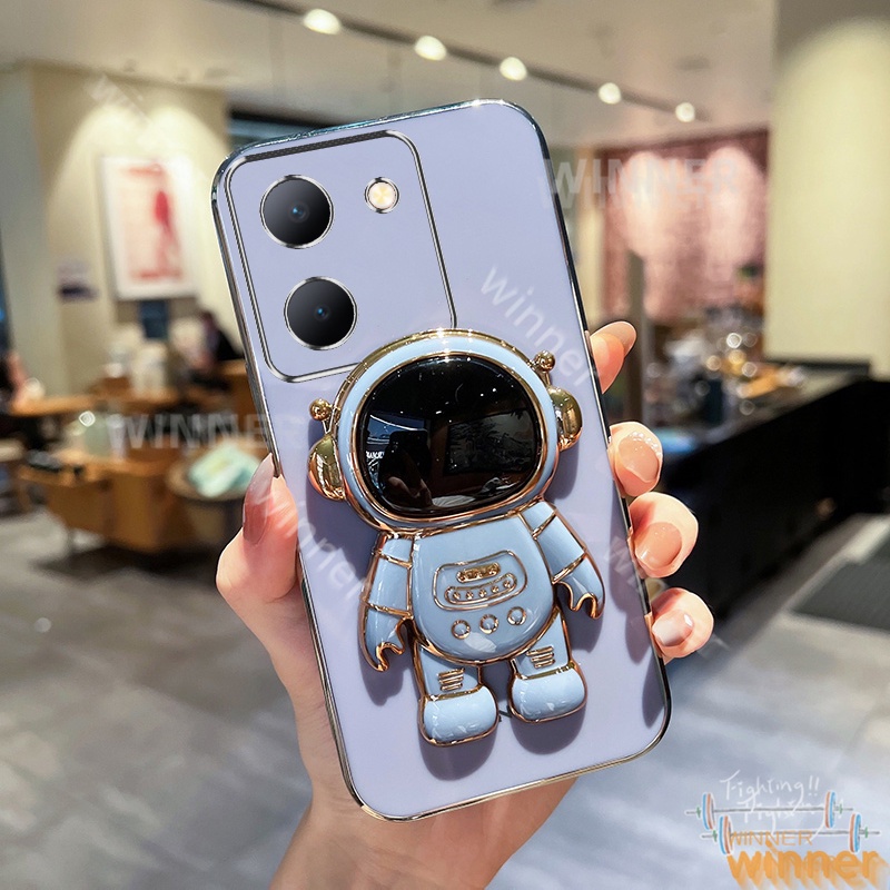 Ốp Lưng vivo Y36 Y78 Y35 Y02 Y02A Y02S Y15S Y15A Y01 Y22 Y22S Ốp Điện Thoại In Hình Phi Hành Gia 1 Cho