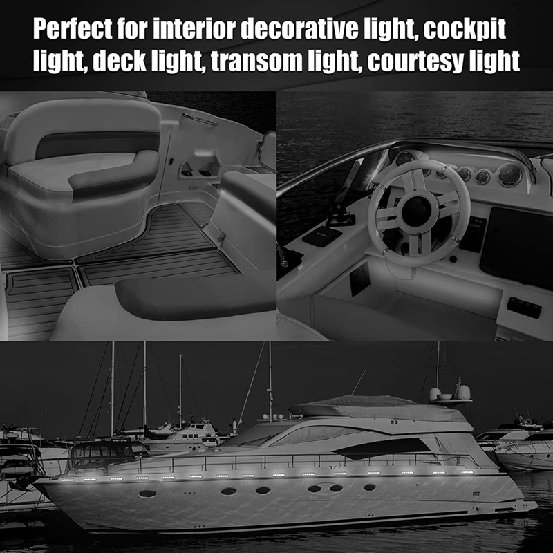 Bộ 30 Đèn LED 12V 6 Bóng Chống Thấm Nước Cho Tàu Thuyền