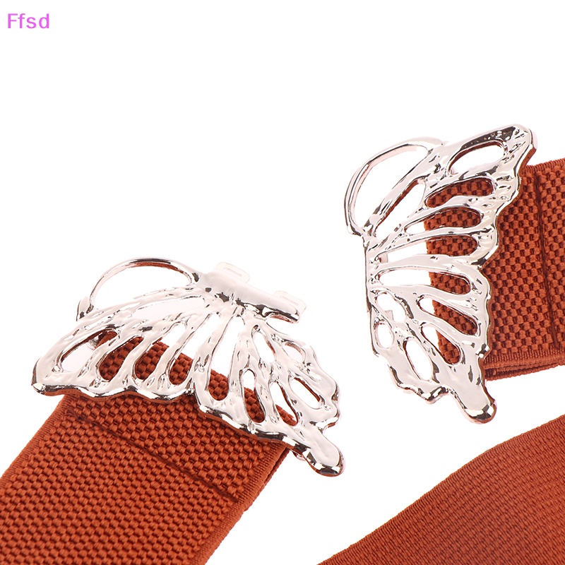 {Ffsd} Thắt Lưng Co Giãn Khóa Hình Bướm Rỗng Trang Trí Cho Nữ * Bán Chạy