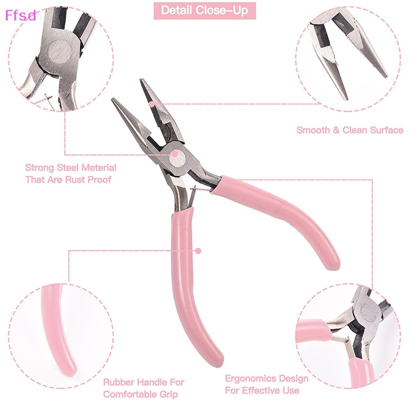 {Ffsd} Kìm Cắt Hạt Cườm Chéo Tròn Cách Điện Làm Trang Sức Thủ Công * Bán Chạy