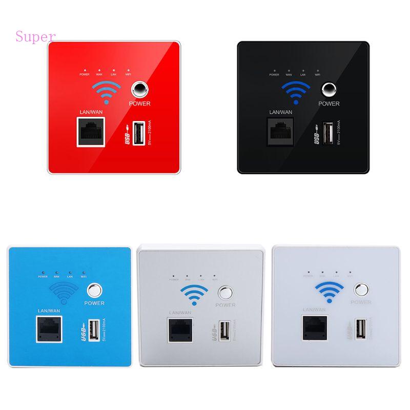 Bộ Định Tuyến Không Dây Truyền Tín Hiệu WIFI Lan Sạc USB 300M