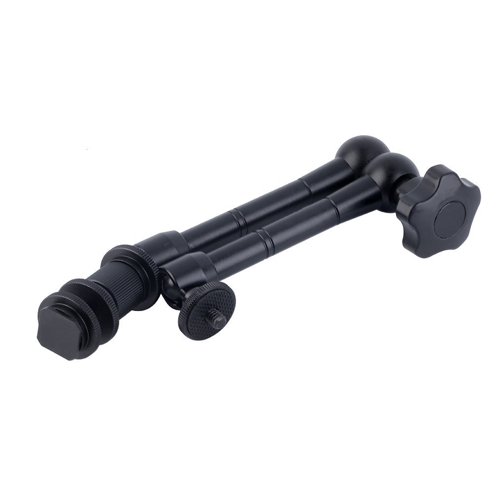 11 Inch Dslr Rig Movie Kit Articulating Arm + Super Clamp Crab Plier Clip For Camcorder Lcd Monitor Led Flash Light [Q/2]