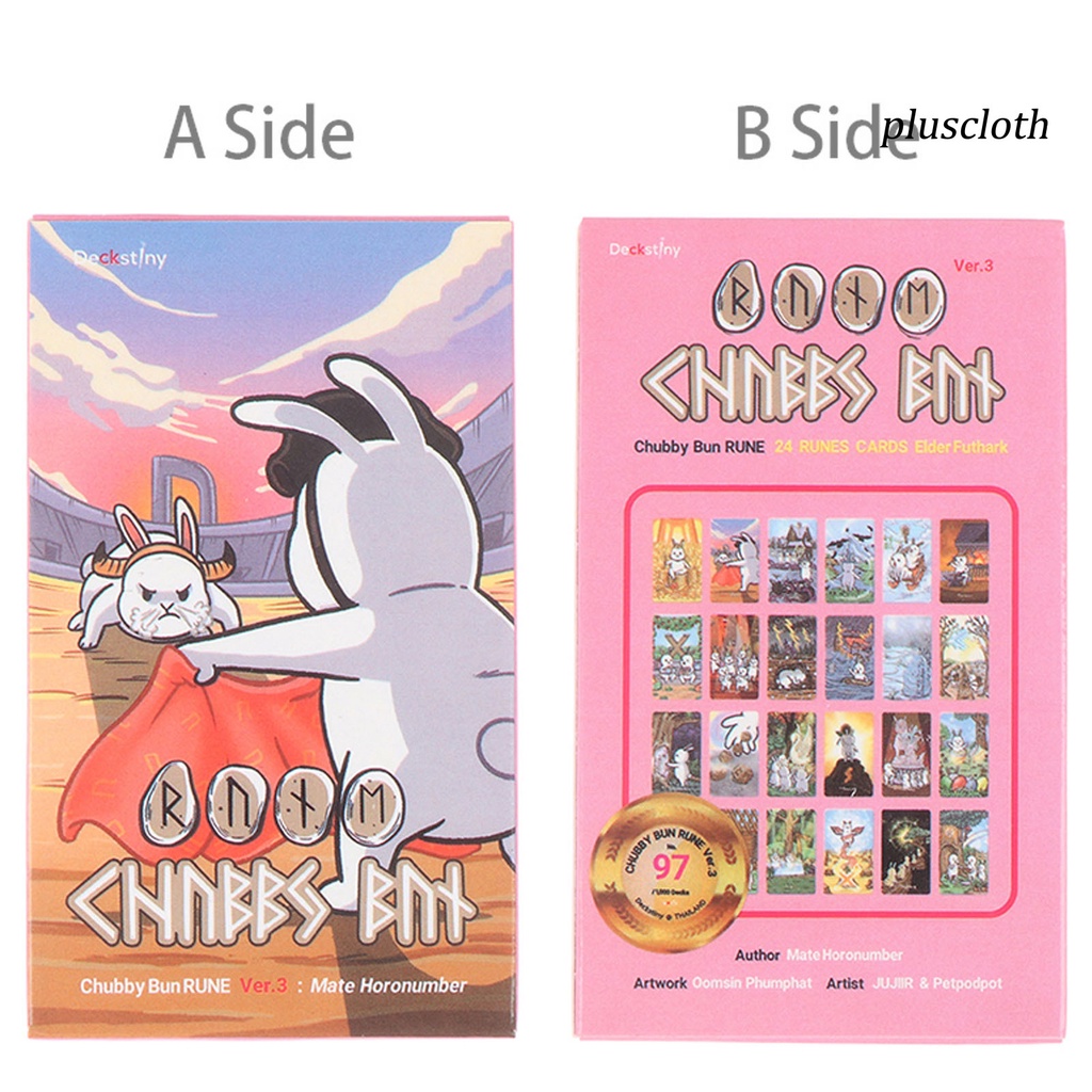 1 Bộ Bài Tarot Bằng Tiếng Anh Chubby Bun Bí Ẩn Vui Nhộn