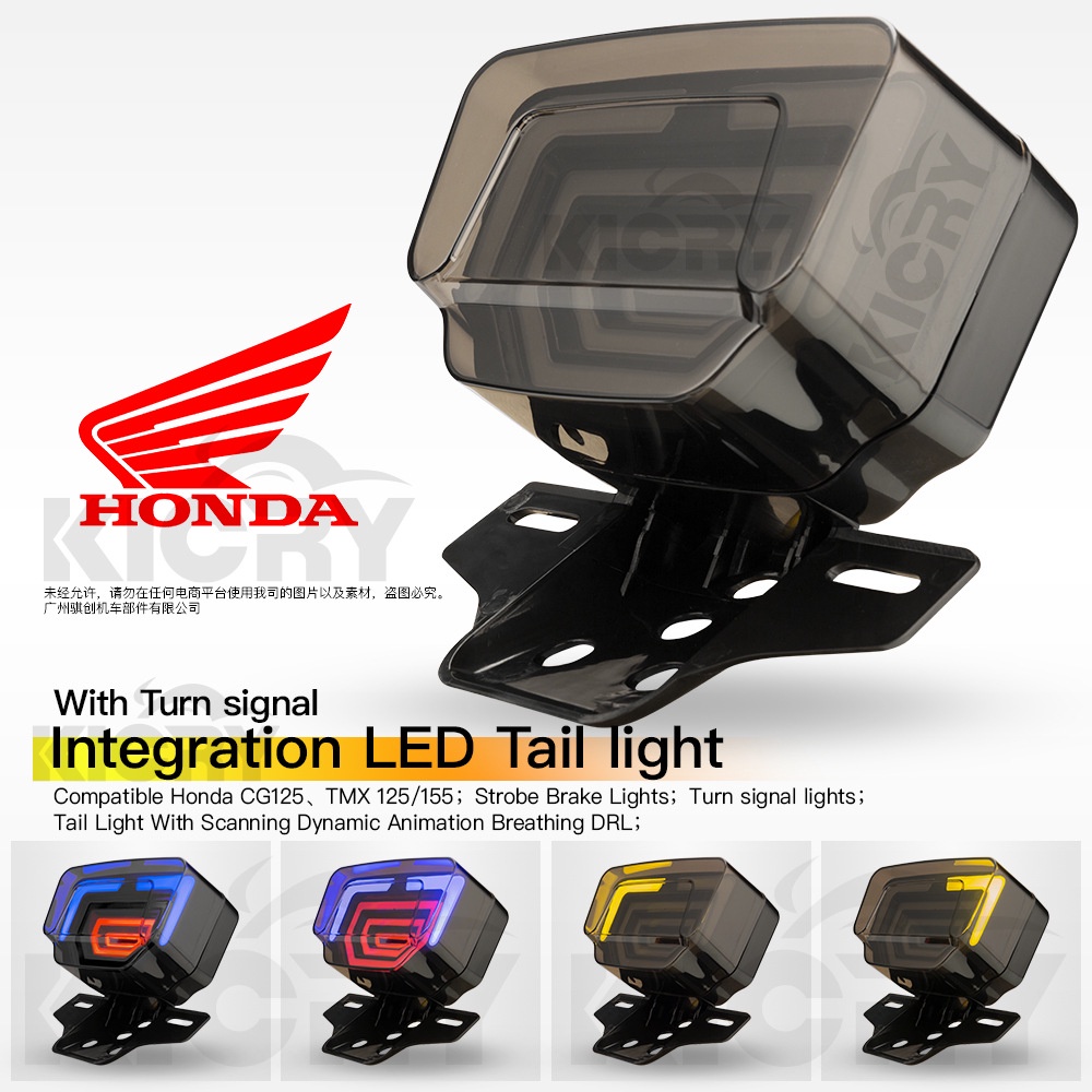 Đèn Led Phanh / Xi Nhan Chuyên Dụng Cho Xe Mô Tô Philippine Honda Tmx155 Cg125