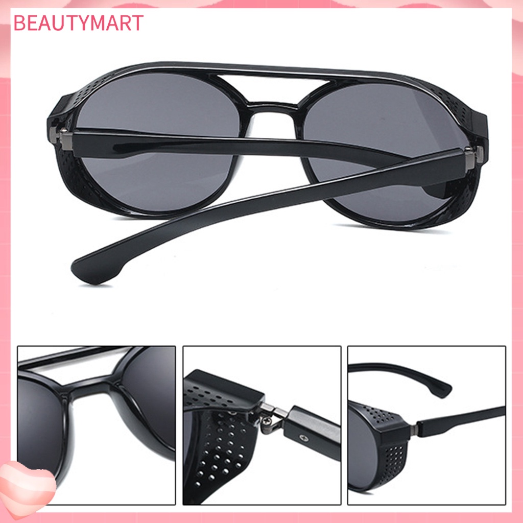 Kính Mát Gọng Nhựa Chống Tia UV Màu Trơn Phong Cách Punk Cổ Điển Thời Trang Cho Nam Và Nữ