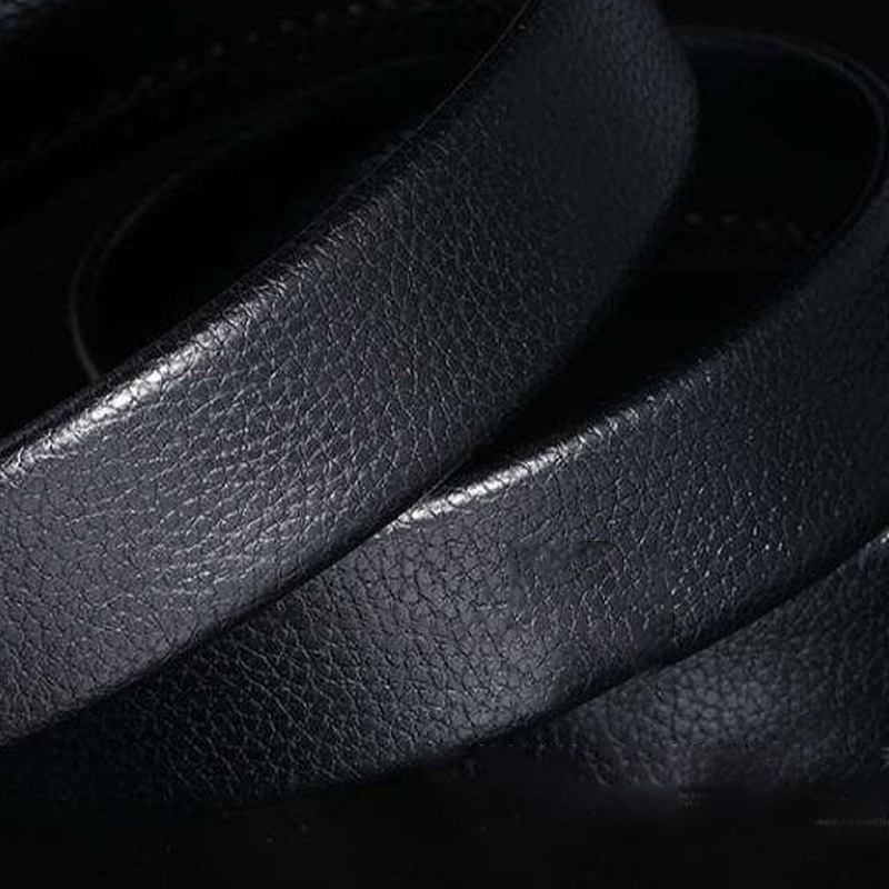 DICHUANGZHE Thắt Lưng Nam Khóa Tự Động Hình Xe Hơi Thể Thao Màu Đen