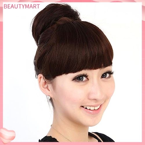 Tóc Mái Giả Thẳng Dài Có Kẹp Dành Cho Nữ