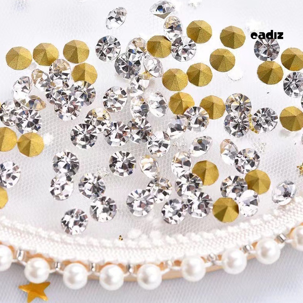 1 Hộp Đá 3D Trong Suốt Lấp Lánh Trang Trí Móng Tay Nghệ Thuật