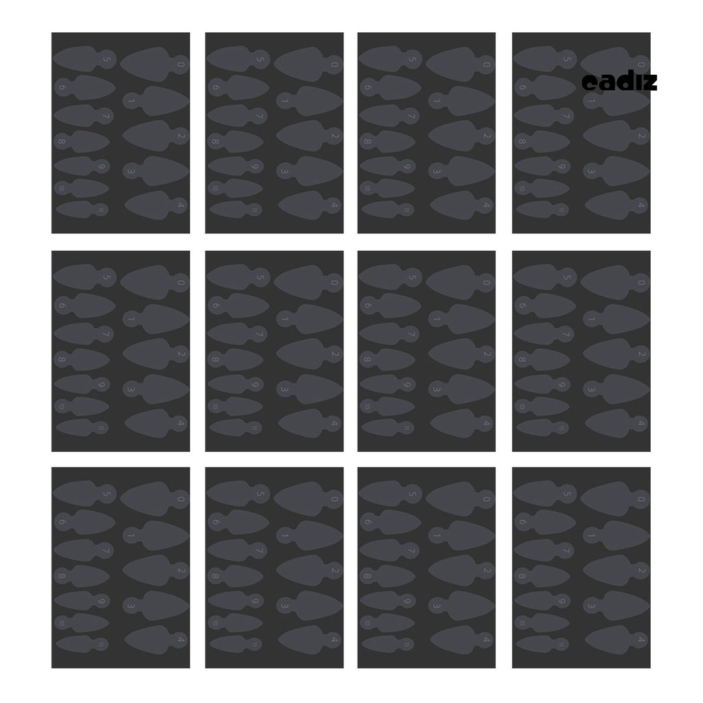 Bộ 12 Khuôn Nối Móng Tay Nhiều Hình Dạng Có Thể Tháo Rời DIY