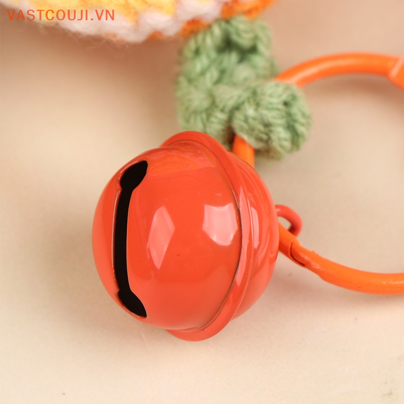 Móc Khóa Hình Hoa Hướng Dương Đan Len Thủ Công Sáng Tạo