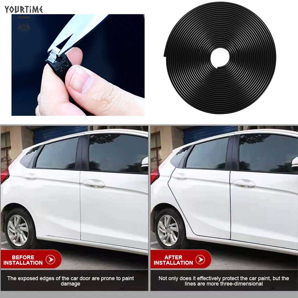 Cuộn Dây Viền Bảo Vệ Cửa Xe Hơi 5 / 10m