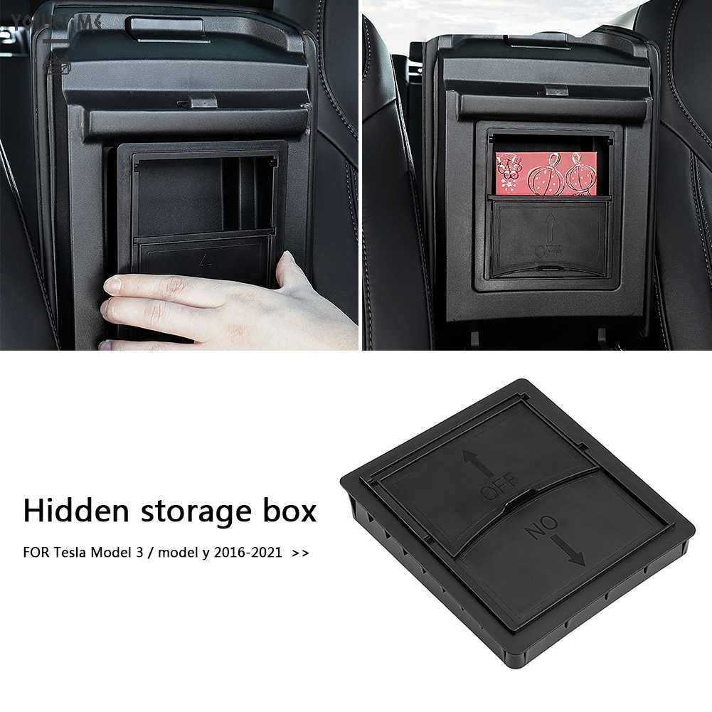 Hộp Đựng Vật Dụng Bệ Tì Tay Cho Tesla Model 3 Y 2016-2021