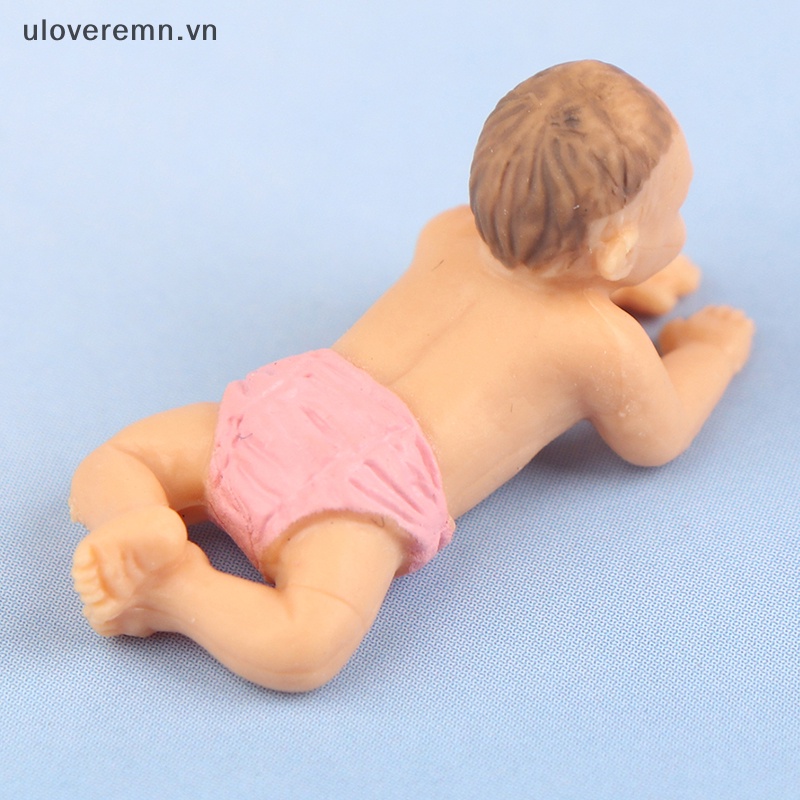Mô Hình Búp Bê Em Bé Mini Dễ Thương Dùng Trang Trí