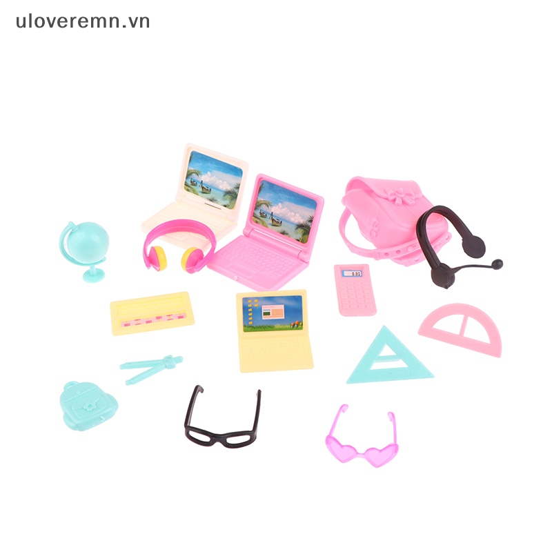 Set 14 Mô Hình Nội Thất Xinh Xắn Cho Nhà Búp Bê Tỉ Lệ 1: 12