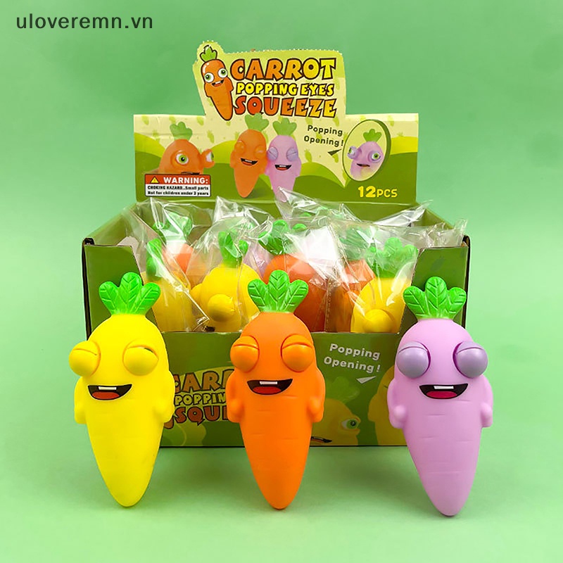 1 Đồ Chơi Bóp Tay Giảm Căng Thẳng Hình Củ Cà Rốt