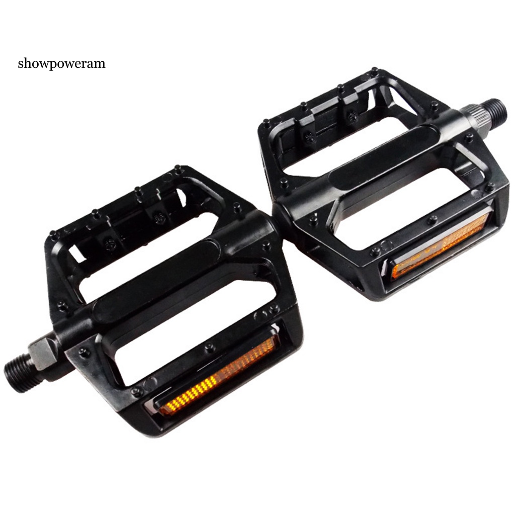 Set 2 Cặp Bàn Đạp Xe Đạp Leo Núi Bằng Hợp Kim Nhôm Rộng Rãi Chống Trượt