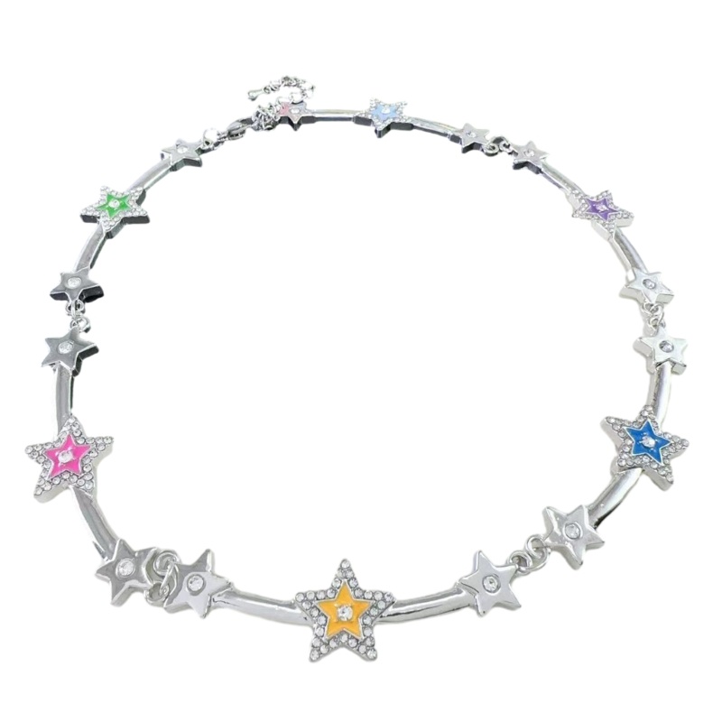 Vòng cổ Mặt Ngôi Sao Nhiều Màu Sắc